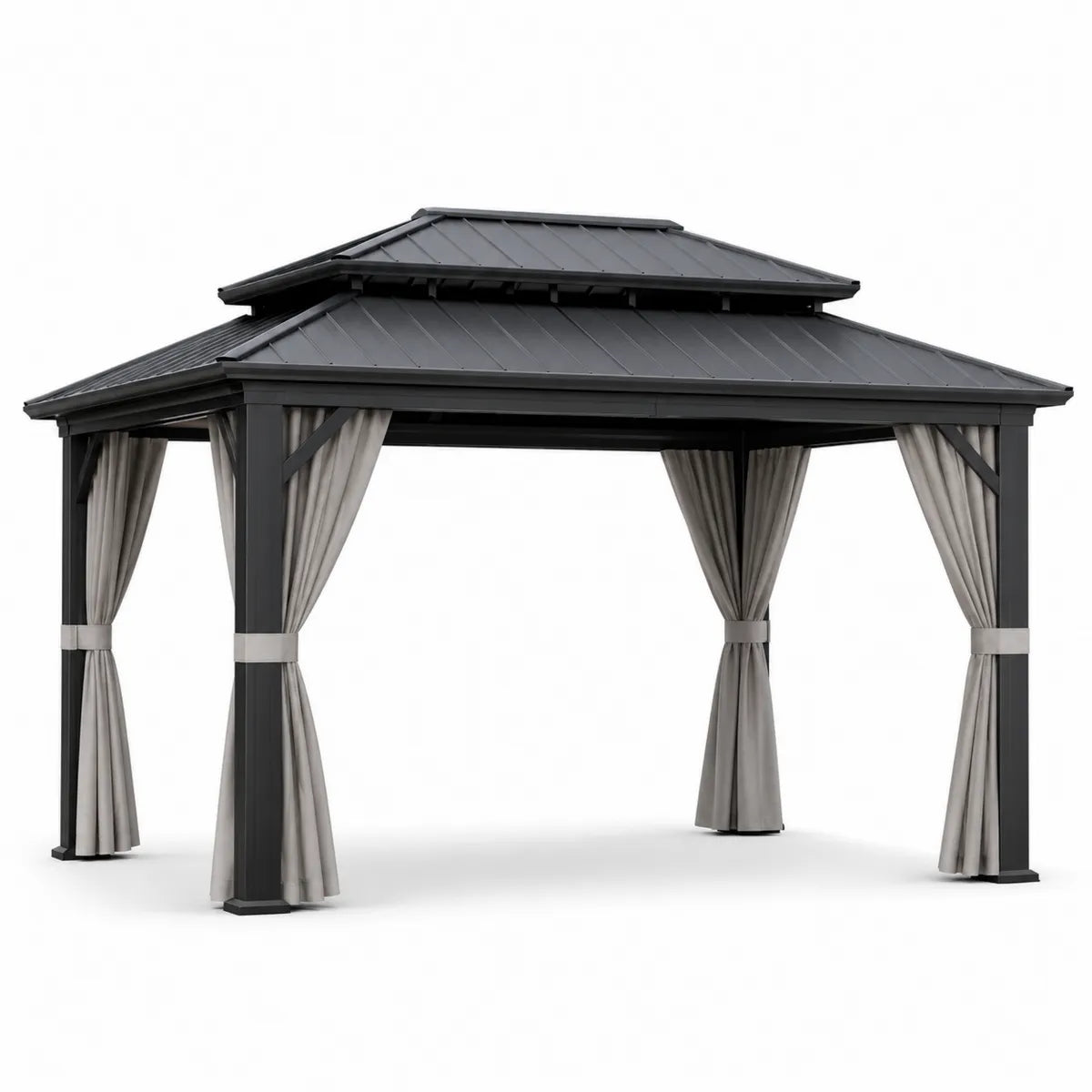 Pawilon ogrodowy stal aluminium 4x3 m